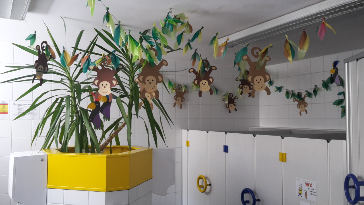 Dschungel Toilette